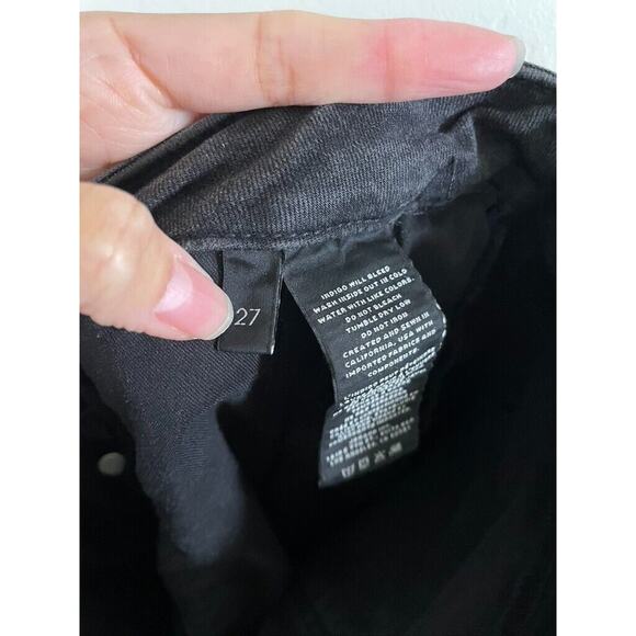 J Brand Jeans Women's 27 Natasha Sky-High Cropped Skinny Bellatrix Destruct - Picture 10 of 12